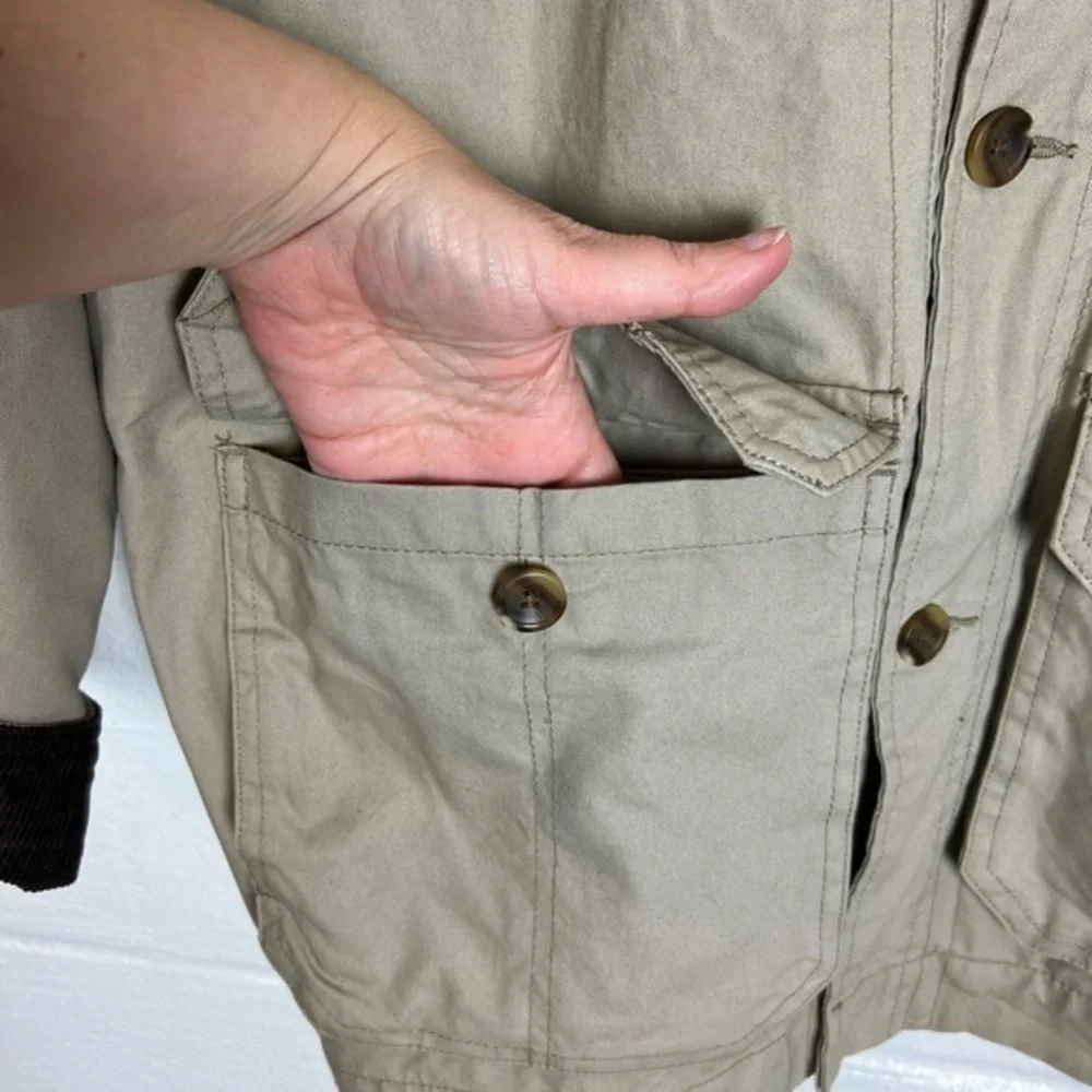 Cabelas chore coat jacket Mens XL tan‎ brown Barn hip length